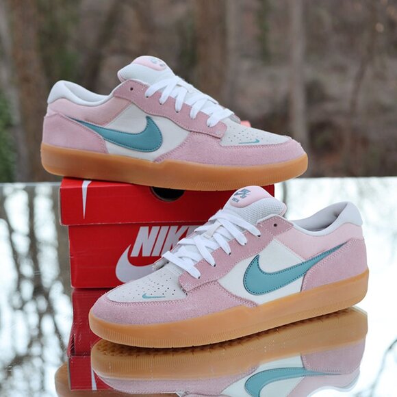 Nike SB Force 58 Pink Bloom Teal Gum - Picture 7 of 13